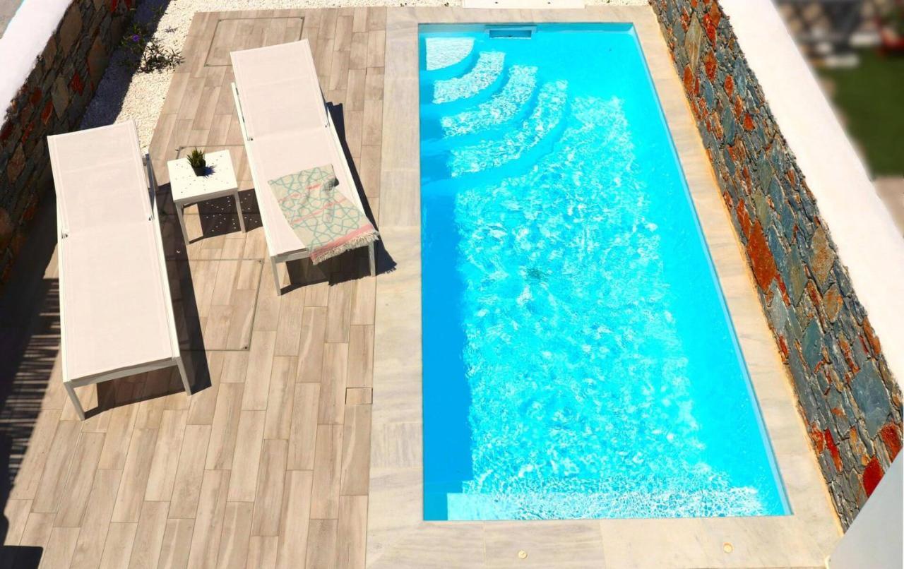 The Nine Graces - Agia Anna - Option With Private Pool Or Hot Tub Villa Ngoại thất bức ảnh