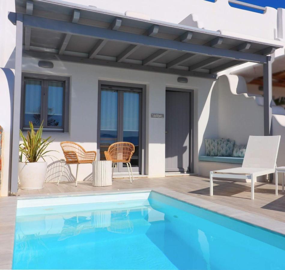 The Nine Graces - Agia Anna - Option With Private Pool Or Hot Tub Villa Ngoại thất bức ảnh