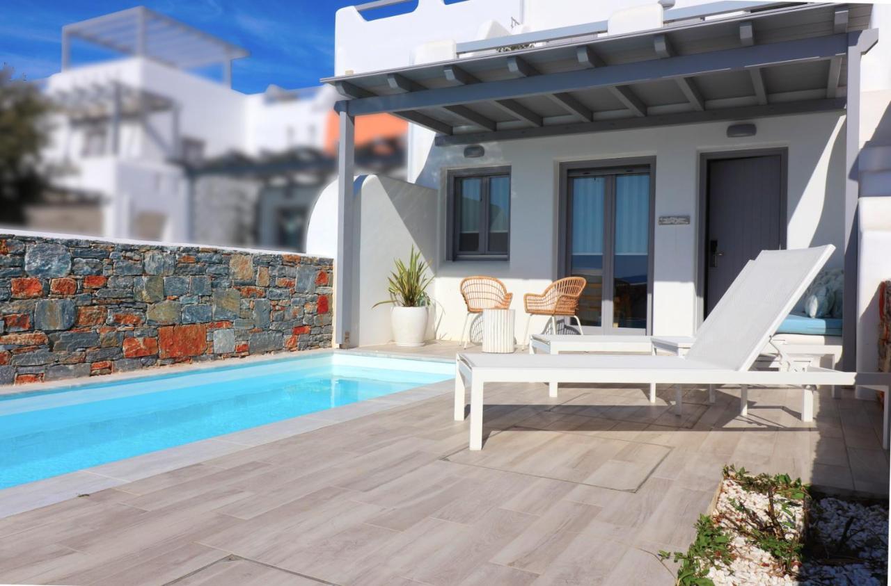 The Nine Graces - Agia Anna - Option With Private Pool Or Hot Tub Villa Ngoại thất bức ảnh